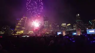 New Years Fireworks in Downtown Austin Texas