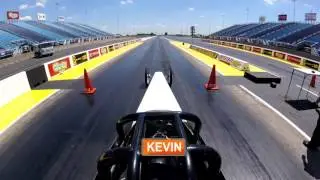 Kevin and Violeta go drag racing at Route 66 Raceway