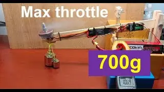 NXP HG04 - Motor 5010-750KV Thrust Test 2