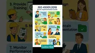 ISO 45001; 2018 implementation guide #hse #iso45001 #isoims #safety