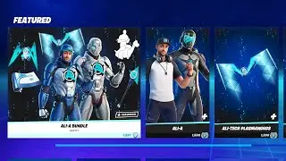ALI-A BUNDLE in Fortnite ITEMSHOP preview (Ali-Tech Plasmawings, Lil' Diplodocus...)