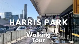[4K] HARRIS PARK - Parramatta - Shops & Street Walking Tour - Sydney Australia