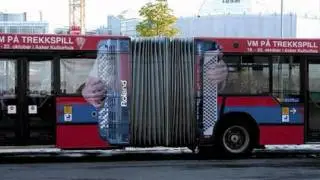 Innovative Advertising on buses