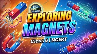 EXPLORING MAGNETS 🧲⚡ | Class 6 Science NCERT | Full Chapter in One Video 🎯