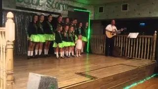 Dermot Power, Irish Folk Singer sings Molly Malone with Celtic Storm Dancers