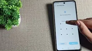 How to set Pattern Lock in Tecno camon 18 phone, set pattern lock