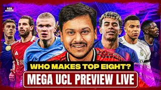 UCL Decider Night LIVE | Will Barca & Man City Miss Top 8? PSG vs Newcastle Clash