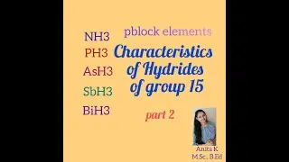 Hydrides of group 15 elements