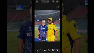 Vaibhav & MS Dhoni in today | New Tutorial Photo Editing  #shorts #PicsArt #PhotoEditing