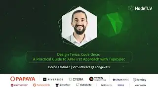 Doron Feldman @ NodeTLV '25 | A Practical Guide to API-First Approach with TypeSpec