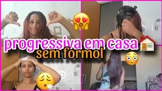 Progressiva Fashion Gold em casa😱6 hrs de trabalho😢me queimei😭vale a pena??