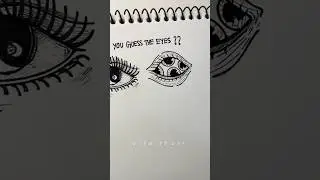 How to draw eyes 👀(guess ) tutorial || #howtodraw #art #eyes #tutorial #drawing #fpy #artwithani