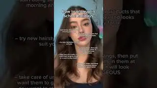 How To Glow Up in School Holiday #shortvideo #shorts #facts #music #subscribe #youtubeshorts #fyp