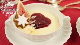 Winterlicher Grießbrei mit Beerenkompott - # 5 - Foodadventskalender 2022 – foak2022