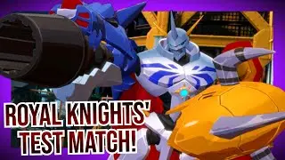Royal Knights' Test Match! All Battles! - Digimon Story Time Stranger