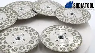 A91201 Single Side Electroplated Diamond Saw Blade Cutting Grinding Polishing Disc