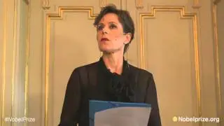 Announcement of the 2015 Nobel Prize in Literature
