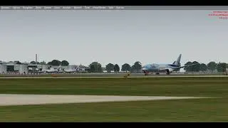 [P3D V5] TUIfly Netherlands Boeing 787-8 Taking Off Manchester Airport