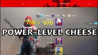 Destiny 2 Shadowkeep -Power Level Cheese!! Over 100 Power in 5 Minutes!! (check description)