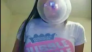 Dubble Bubble Beauty Blowing Double Bubbles