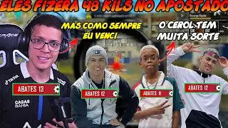 🤩CEROL,BOCA,HUDSON E RACHA QUEBRARAM O RECORDE DE KILS NA RANQUEADA APOSTADA🤩LEVARAM O MAPA INTEIRO🤩