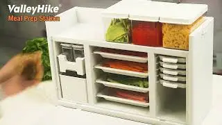 Outdoor Mobile Barbecue Portable Camping Kitchen Box Prep Station