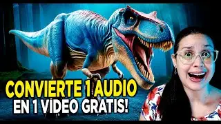 Convierte 1 AUDIO en 1 VIDEO con Intelig&ecirc;ncia Artificial GRATIS