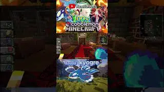 Minecraft Cobblemon สอนจับ - kyogre #cobblemon #minecraft #pokemon