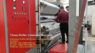 Three Roller Calender Machine