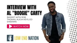 Interview with Bassist Al Carty - bassist with Rob Thomas, Alicia Keys Ed Sheeran