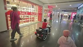 Yug riding Police car on 24th Jan'25 at Taksh Mall, Vadodara