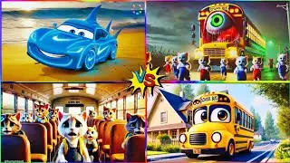 🔥🎶Epic Tiles Hop Batlle McQueen🆚 School bus eater coffin dancce song #coffindance  #exe #tileshop