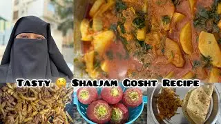 Tasty 🤤 Shaljam Gosht Recipe | Hyderabadi Family Vlogs | Indian 🇮🇳 Mom’s Vlogs #food #housewifelife 