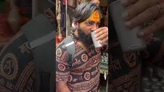 Trying original bhang for the first time #bhangra #drink #subscribe #shorts #sunilexplorer #like
