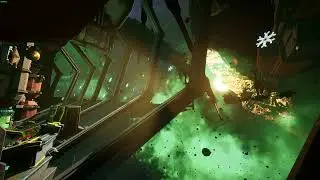 Loopable 20 Minutes of Yuletide Space Rig Music🎄 Window View of Hoxxes | Deep Rock Galactic