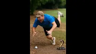Golfer Wrecked By Snake Prank