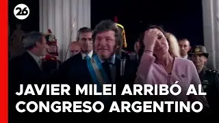 🚨 ARGENTINA - EN VIVO | El ingreso de Milei al Congreso Argentino