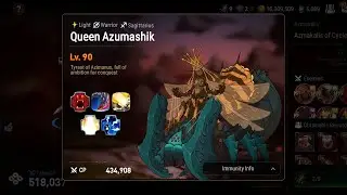 [Epic7] Azmakalis of Cycle (Nightmare) - Queen Azumashik