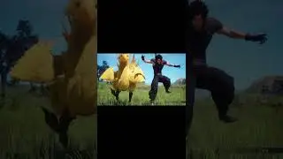 Chocobo SUMMUNING ATTACK FINAL FANTASY VII REUNION CRISIS CORE #shorts #shortsfeed #knightlord