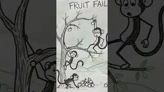 Funny Art 🤣🐒🐵😘 #shortfeeds #art #drawing #shorts #viral #funny #funnyshorts #funnycomedy #tiktok