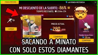RAPIDO COMO SACAR A MINATO TRUCO 90% TIENDA MISTERIOSA DE MINATO FACIL CON 300 DIAMANTES EN FF LATAM