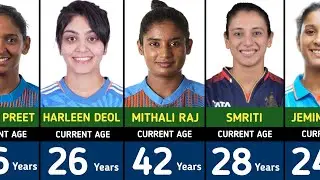 Real Age Of Famous Indian Women's Cricket Team Players 2025