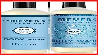 Mrs  Meyer's Moisturizing Body Wash for Women and Men, Biodegradable Shower Gel Formula Made