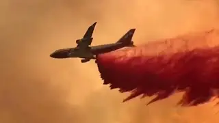 Firefighter's Death Caused by Retardant Drop From 747