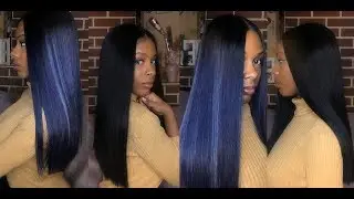 Long Blunt Cut Wig: BOBBI BOSS SYNTHETIC LACE FRONT WIG - MLF202 YARA LONG * HairSoFlyShop *