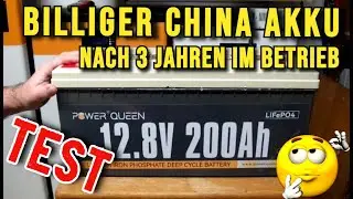 🧐 ⚡Billig-China-Akku Power Queen 12V Test nach 3 Jahren Solaranlage Stromspeicher Balkonkraftwerk