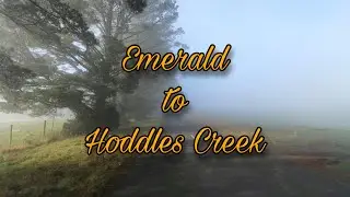 Emerald to Hoddles Creek VIC | Driving in foggy conditions | ROAD VIEW AUSTRALIA [4K]