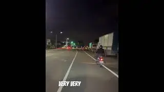 Ride through the night of Tainan city Taiwan