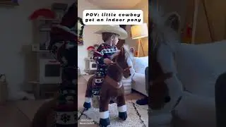 When the wild west meets indoor fun! #ponycycle