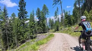 30 minute Sunshine Indoor Cycling MTB Workout Alps Italy 4K